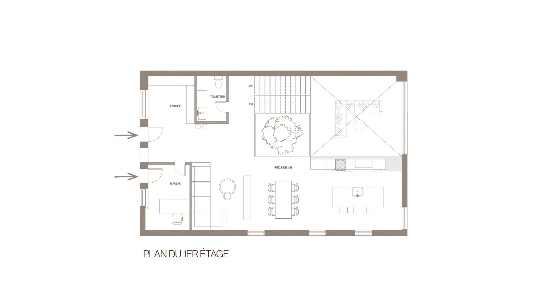 Plan du 1er &eacute;tage