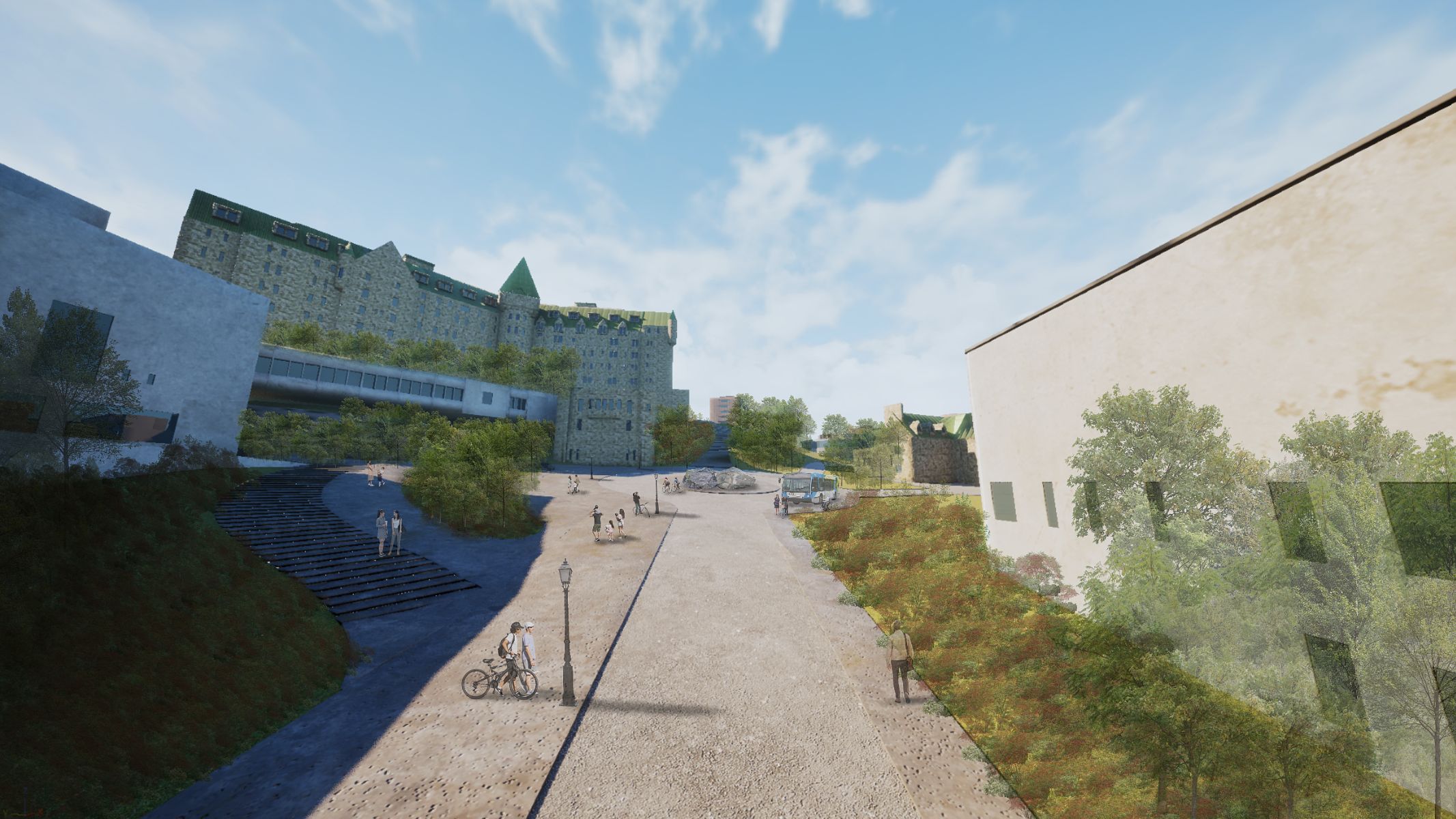Servitude de l'axe University/Variation &ndash; Entr&eacute;e de la montagne