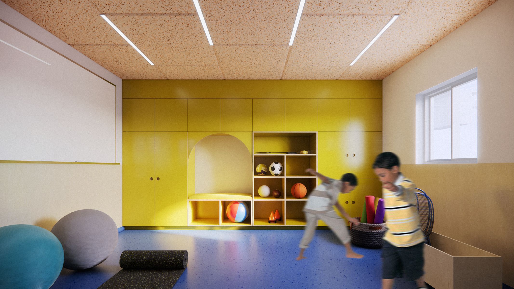 Grande salle d'activit&eacute;s