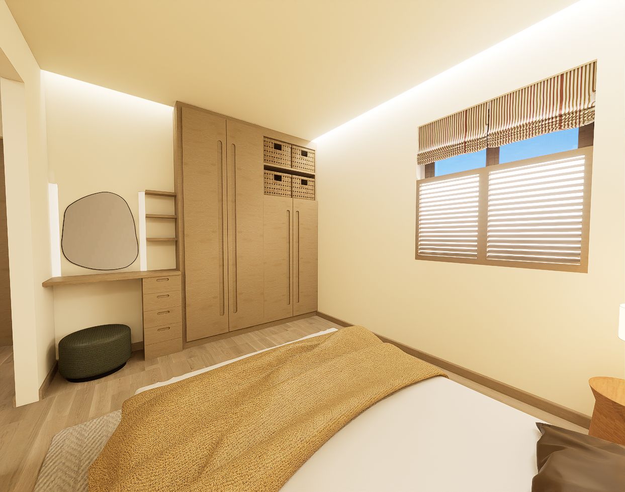 Chambre m&egrave;re  - Appartement type, Sous-sol et RDC