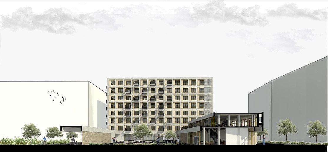 Coupe transversale - Espaces communs