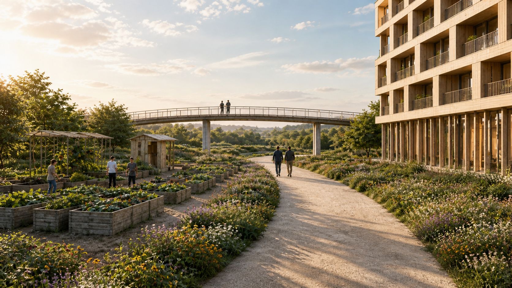 Perspective de l&rsquo;espace urbain et de l&rsquo;espace b&acirc;ti