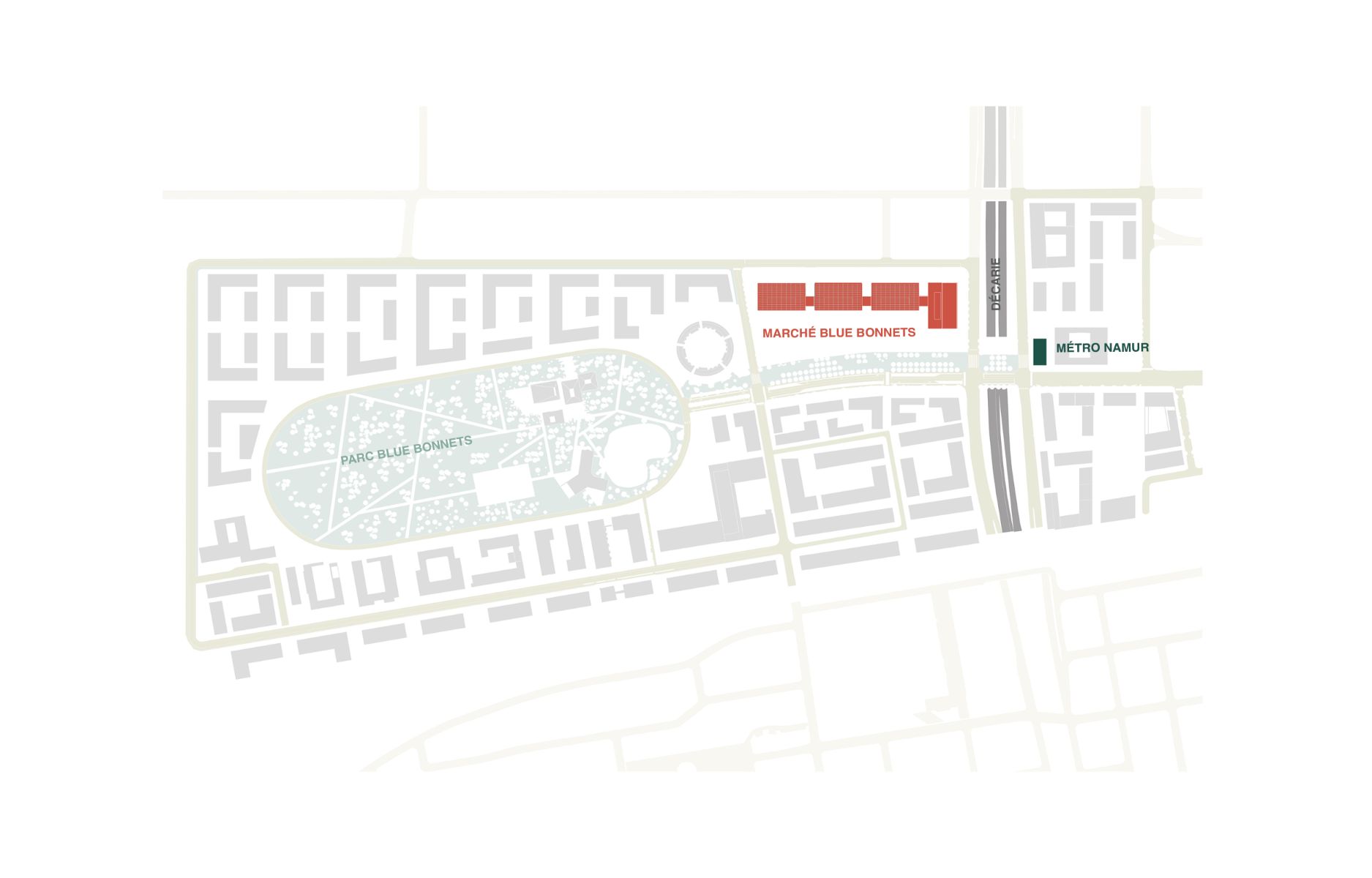 Plan du quartier