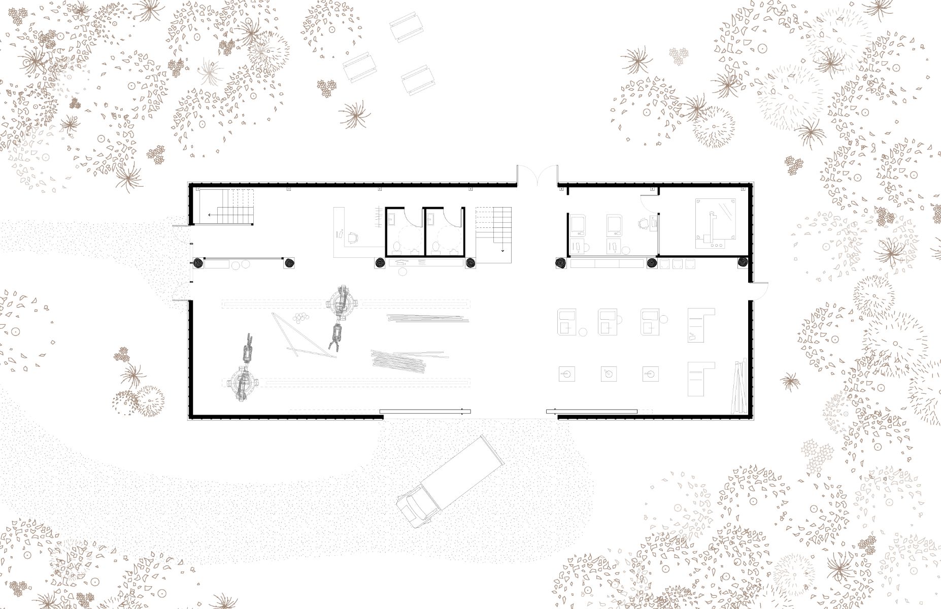 01 &ndash; Plan du rez-de-chauss&eacute;e