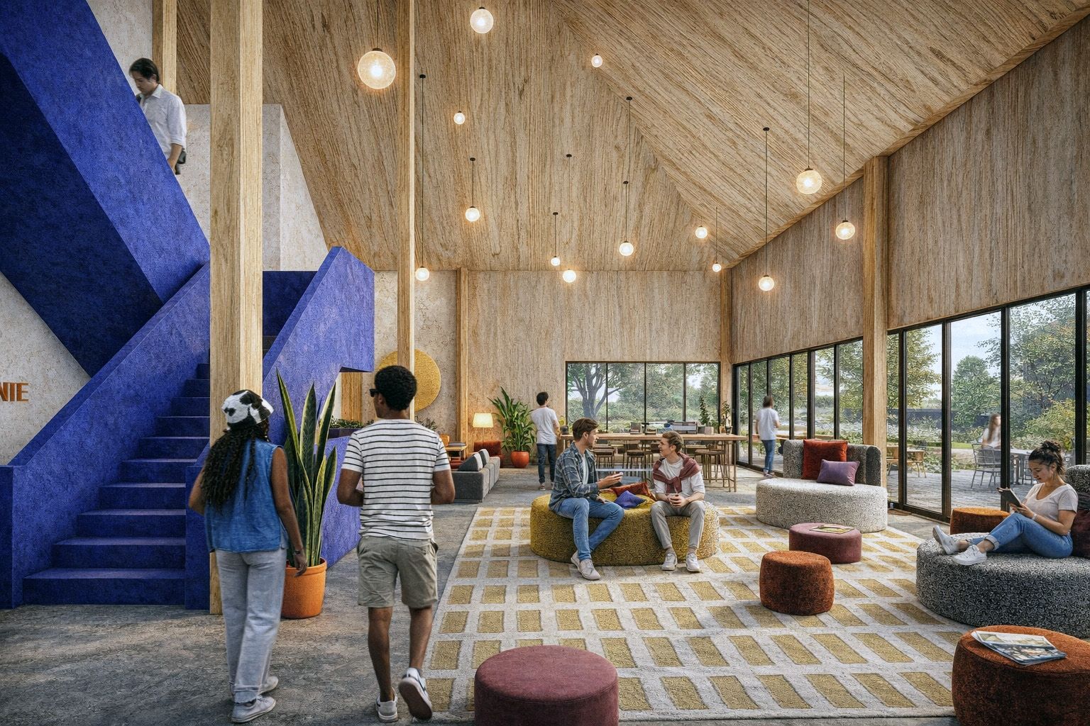 Espace color&eacute; et ludique pour les jeunes