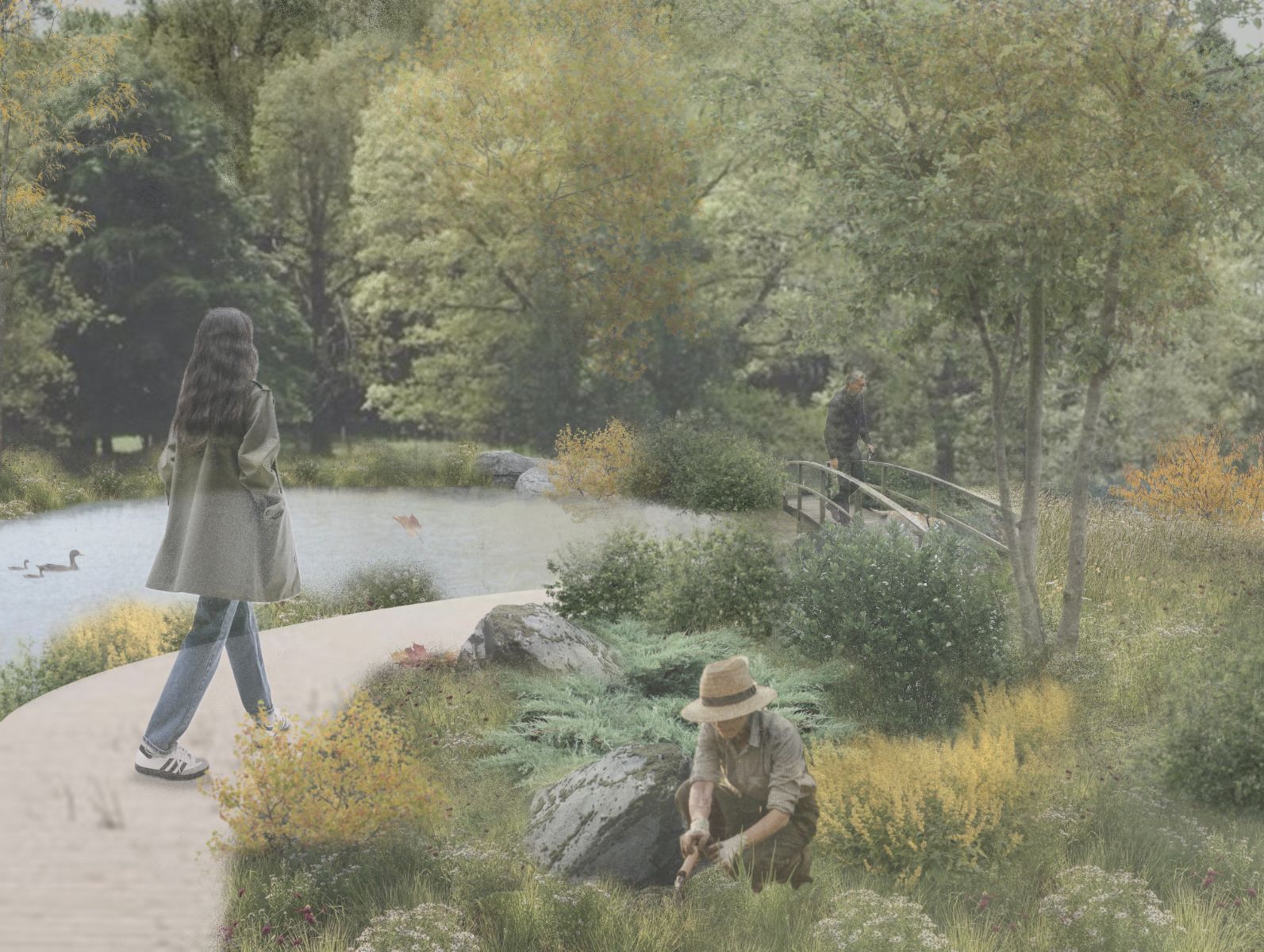 Phase 3 | Le jardin des soins de la halte comme espace nature