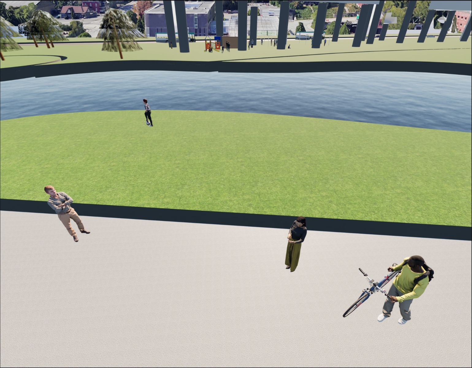 Animation des pilotis