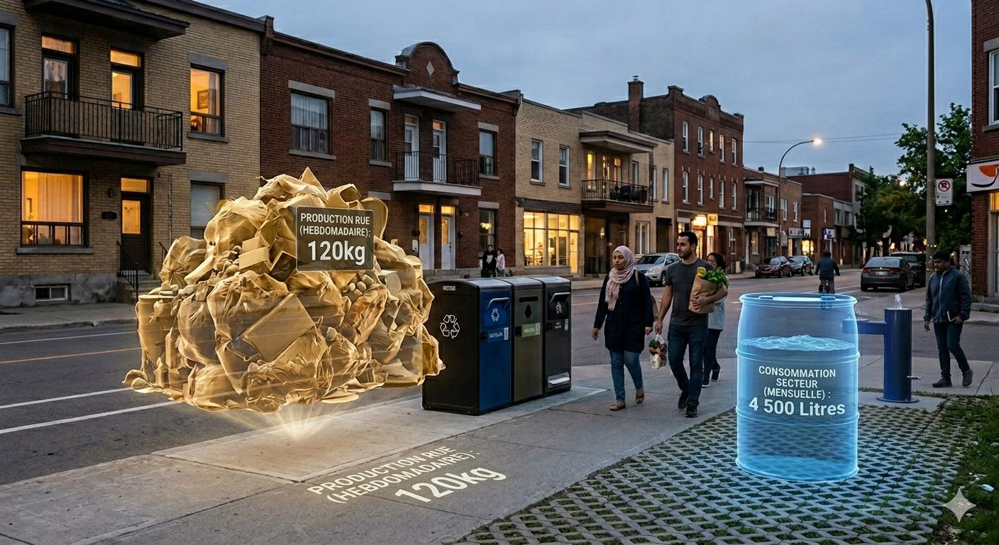 La rue Beaubien, mars 2056