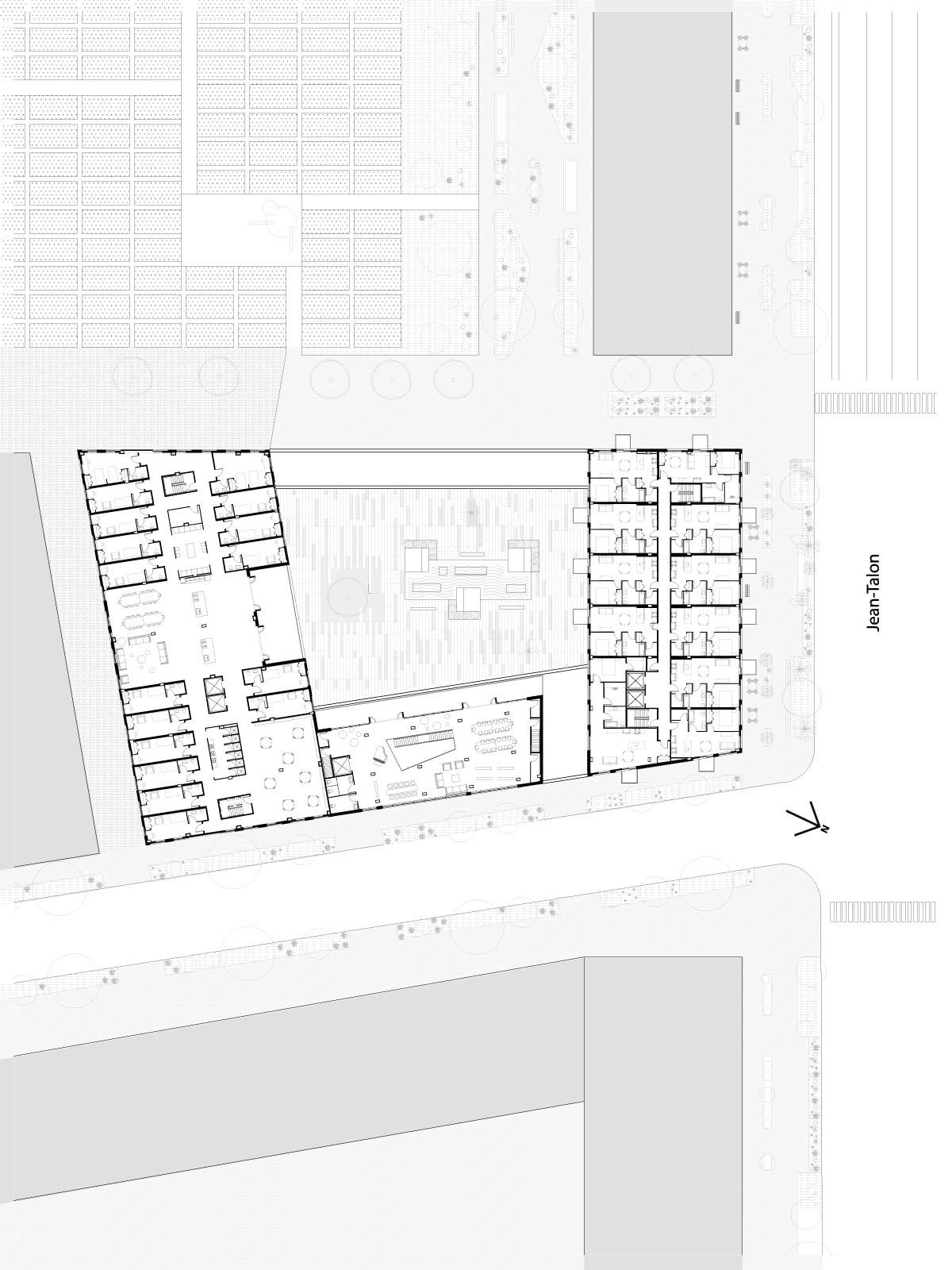 Plan 2e &eacute;tage