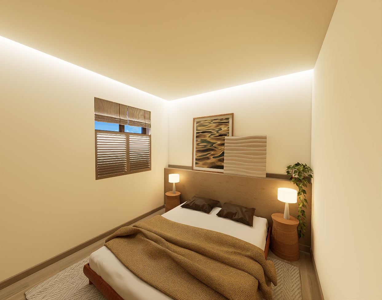 Chambre m&egrave;re  - Appartement type, Sous-sol et RDC