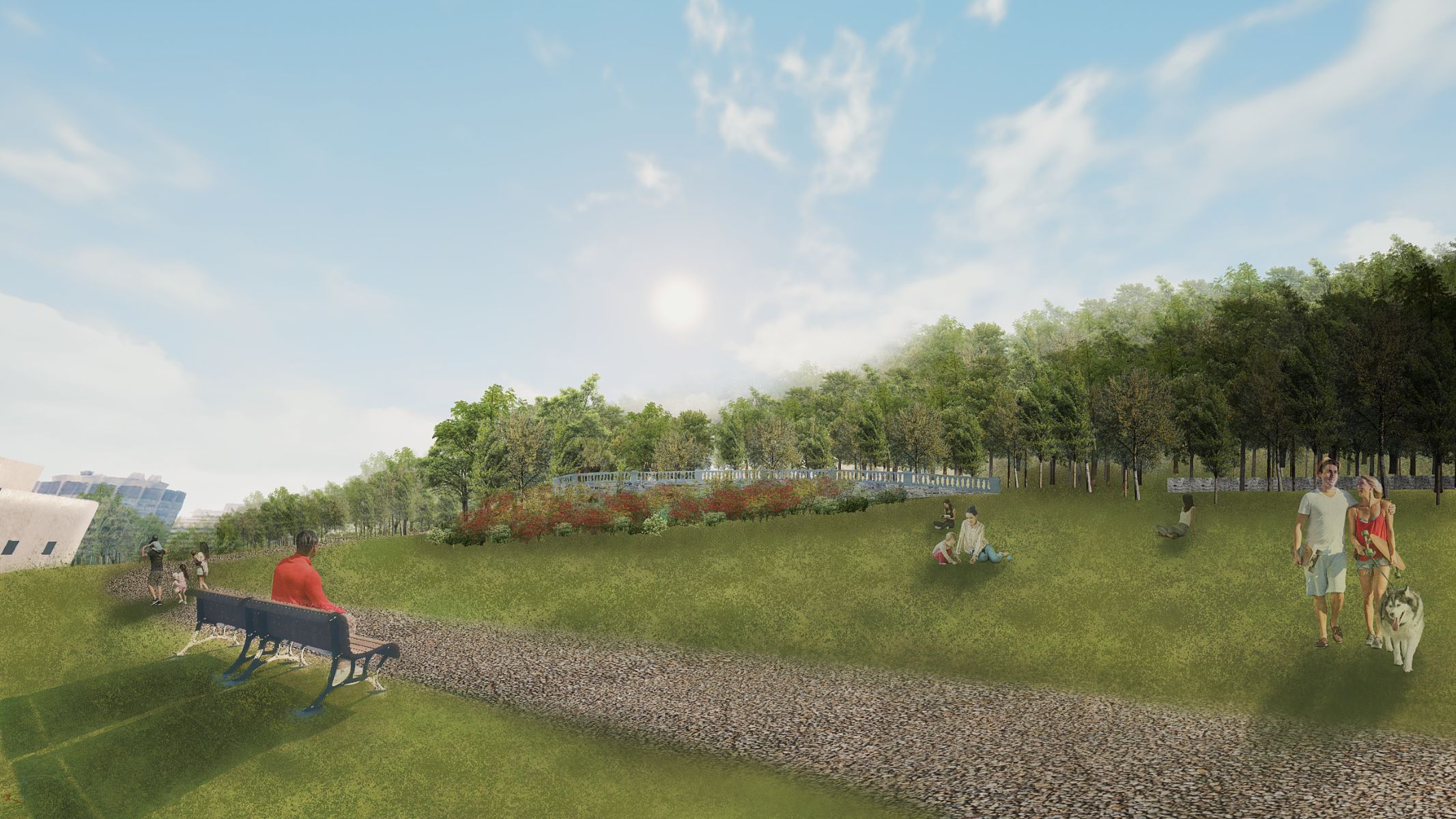 Jardin Ouest &ndash; Point de vue inspir&eacute; par le belv&eacute;d&egrave;re &laquo; Kondiaronk &raquo; du mont Royal