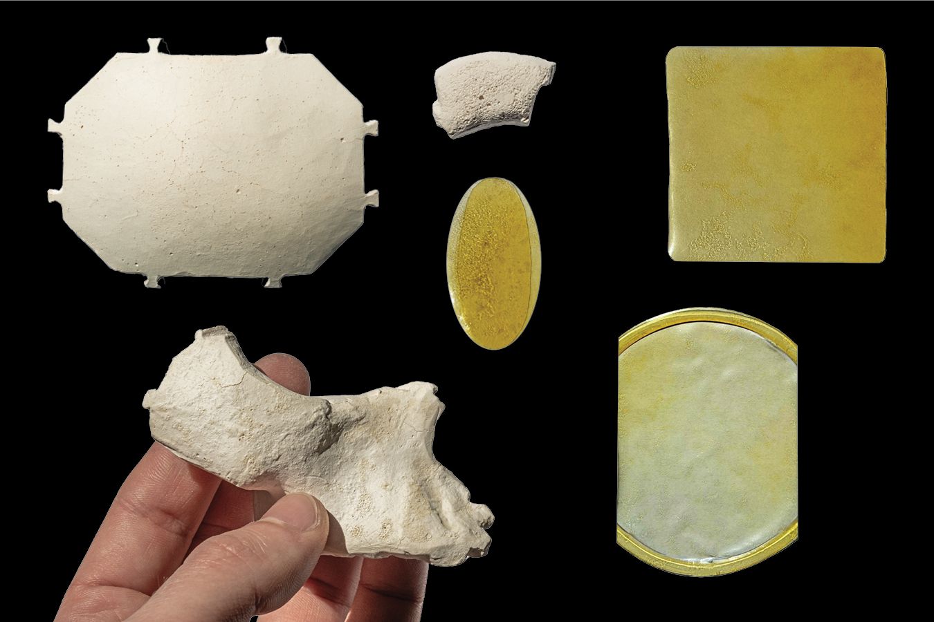 Exemples d'implants et de bandages possibles