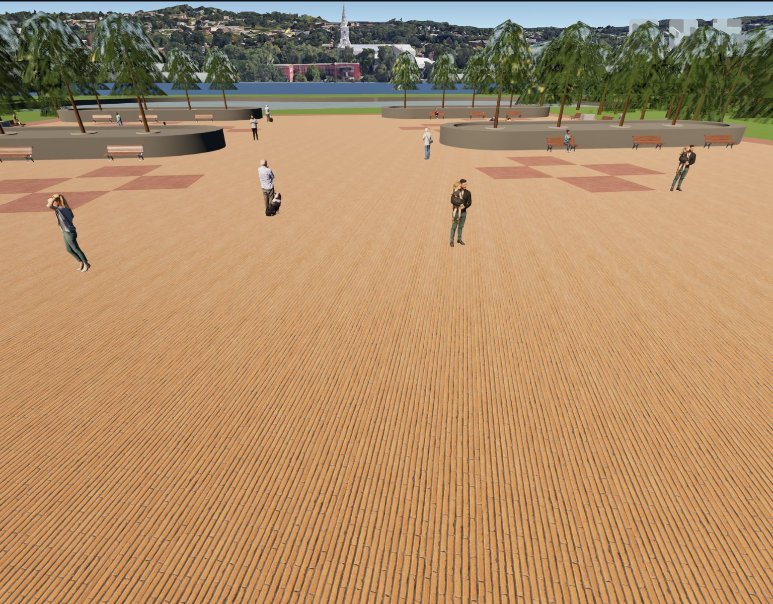 Place publique centrale