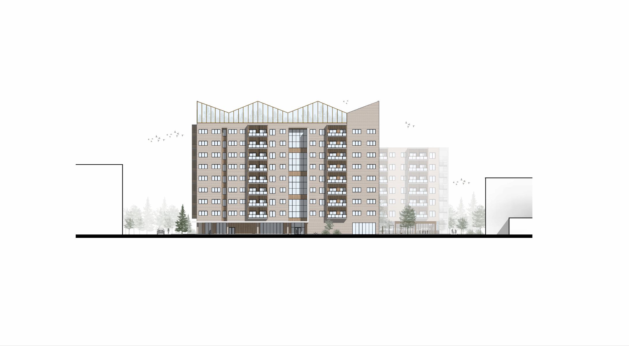 &Eacute;l&eacute;vation sur le parc