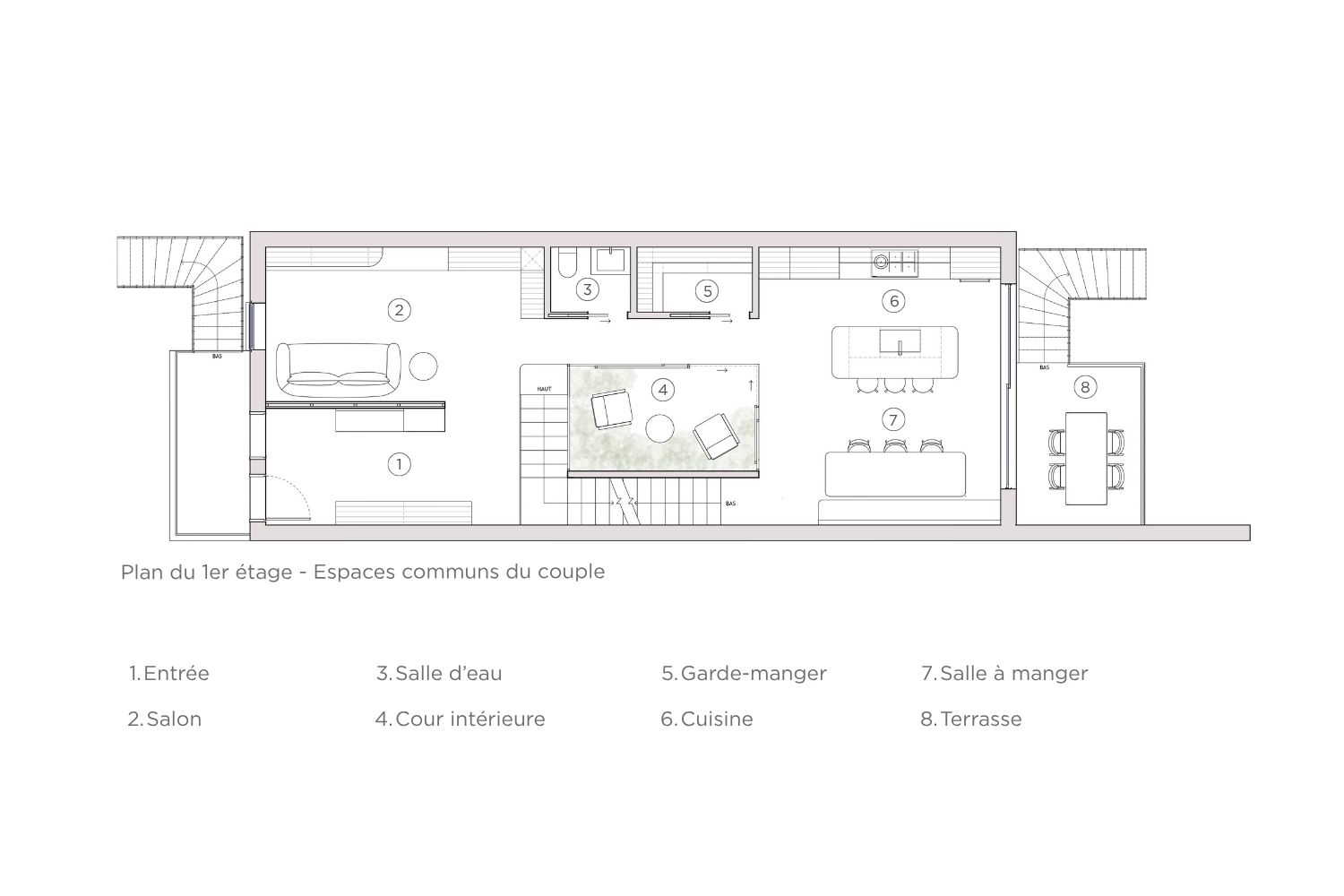 Plan du 1er &eacute;tage
