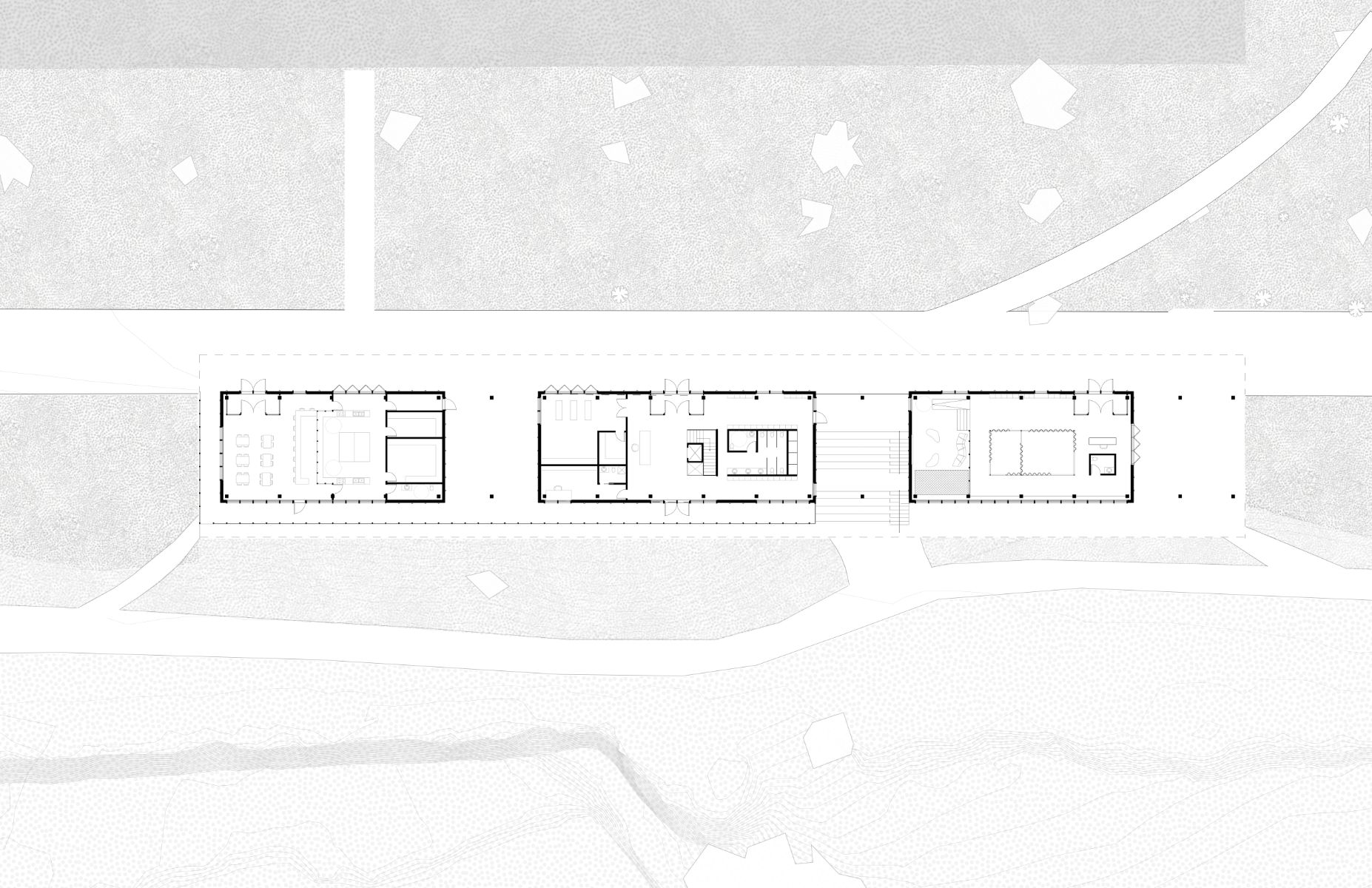 Plan du rez-de-chauss&eacute;e