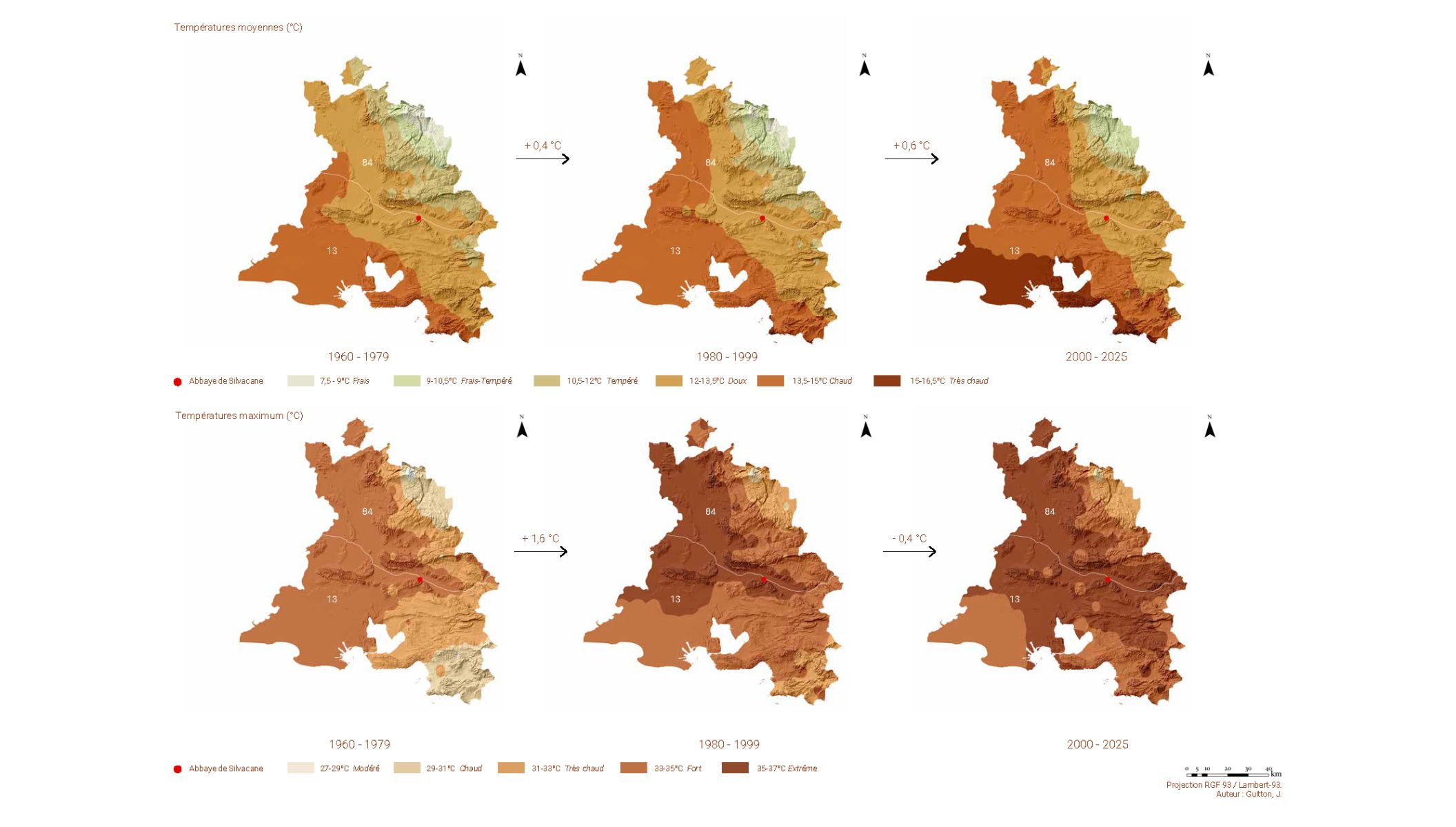 Extrait des analyses de changements climatiques
