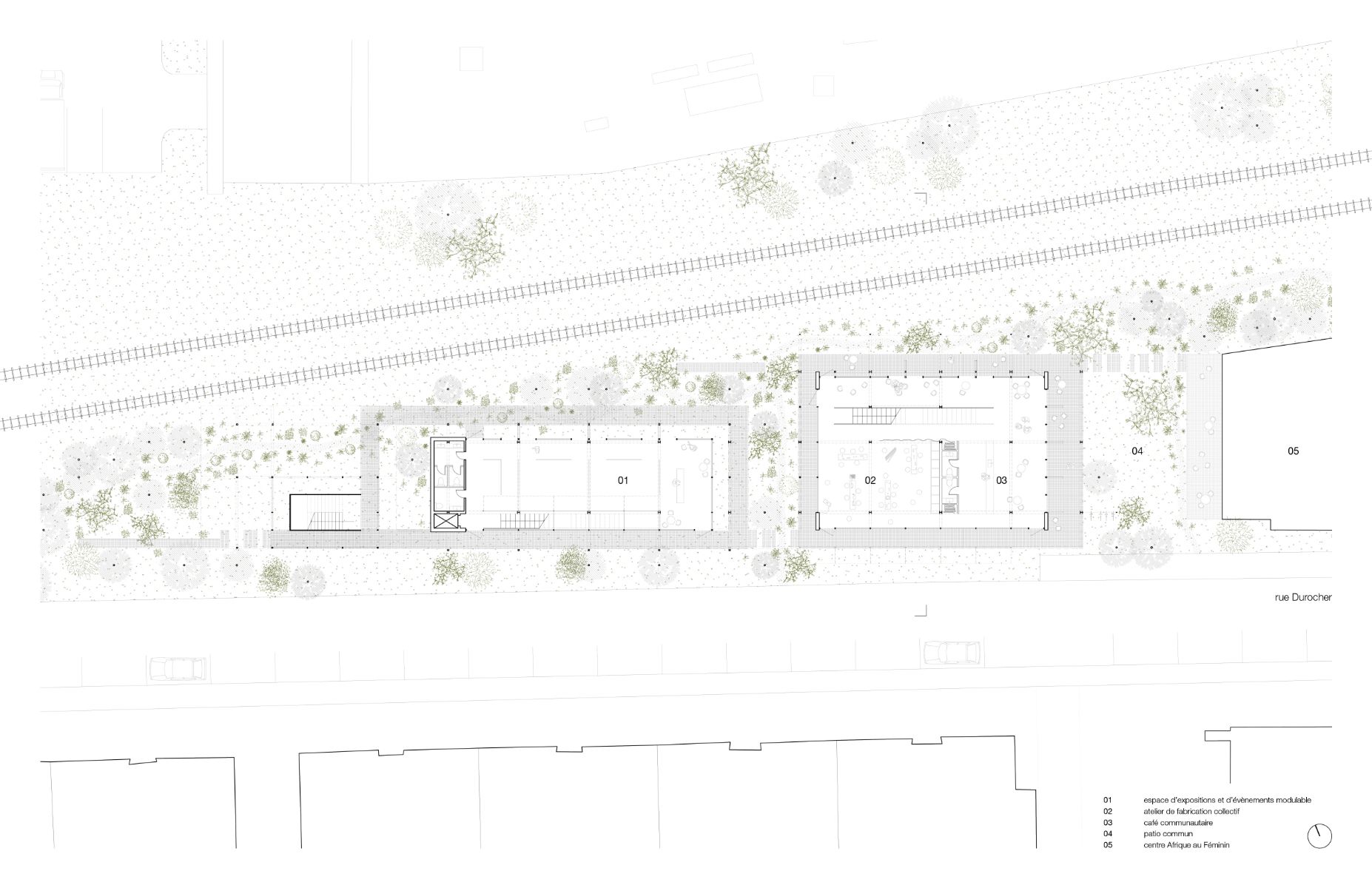 Plan du rez-de-chauss&eacute;e
