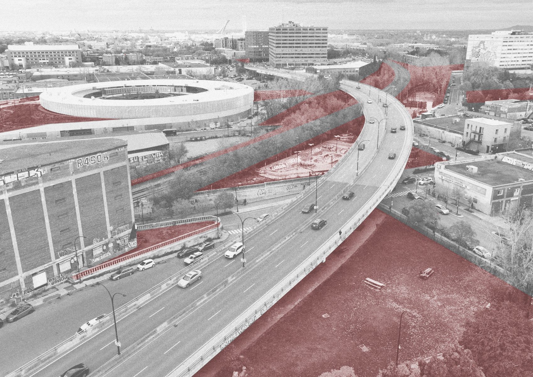 Carte analytique : Zone des marqueurs importants du site