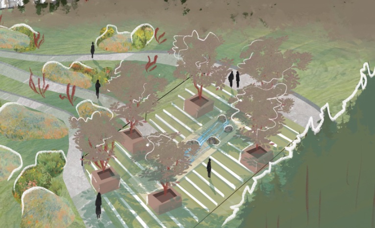 Jardin Ouest &ndash; contemplation