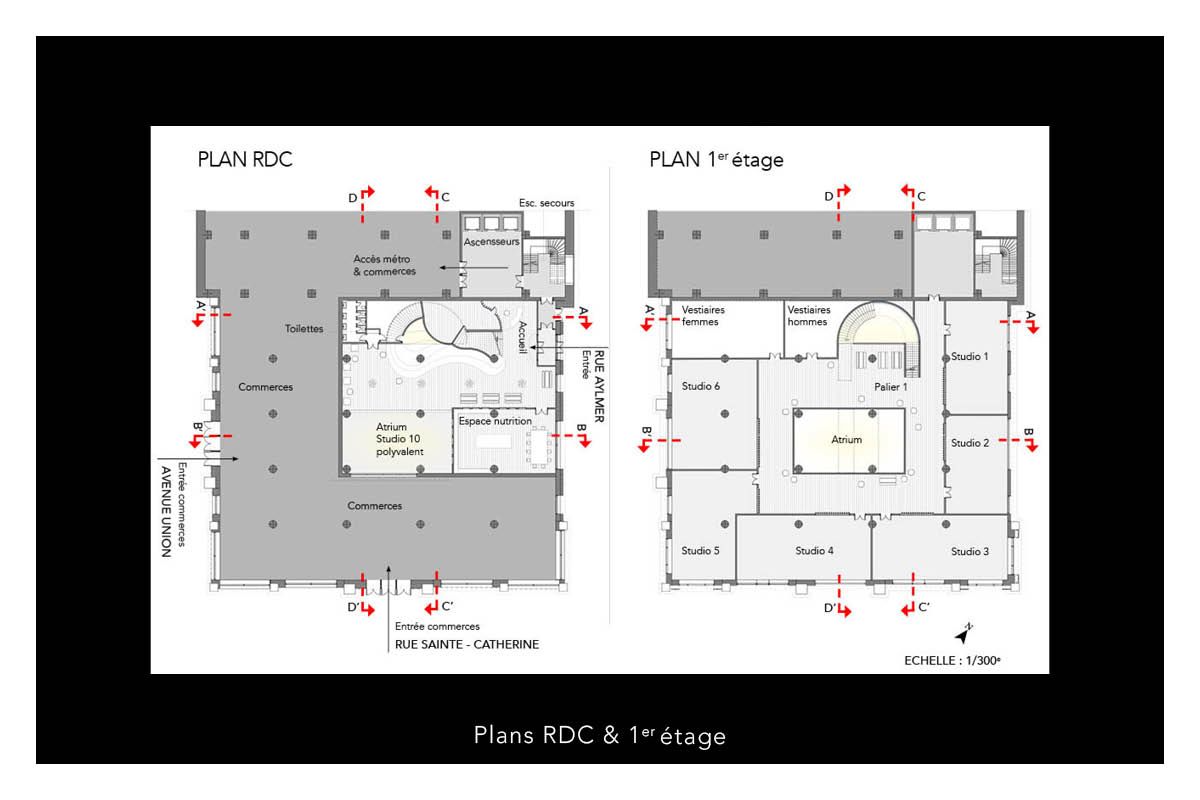 Plans Accueil et Studios
