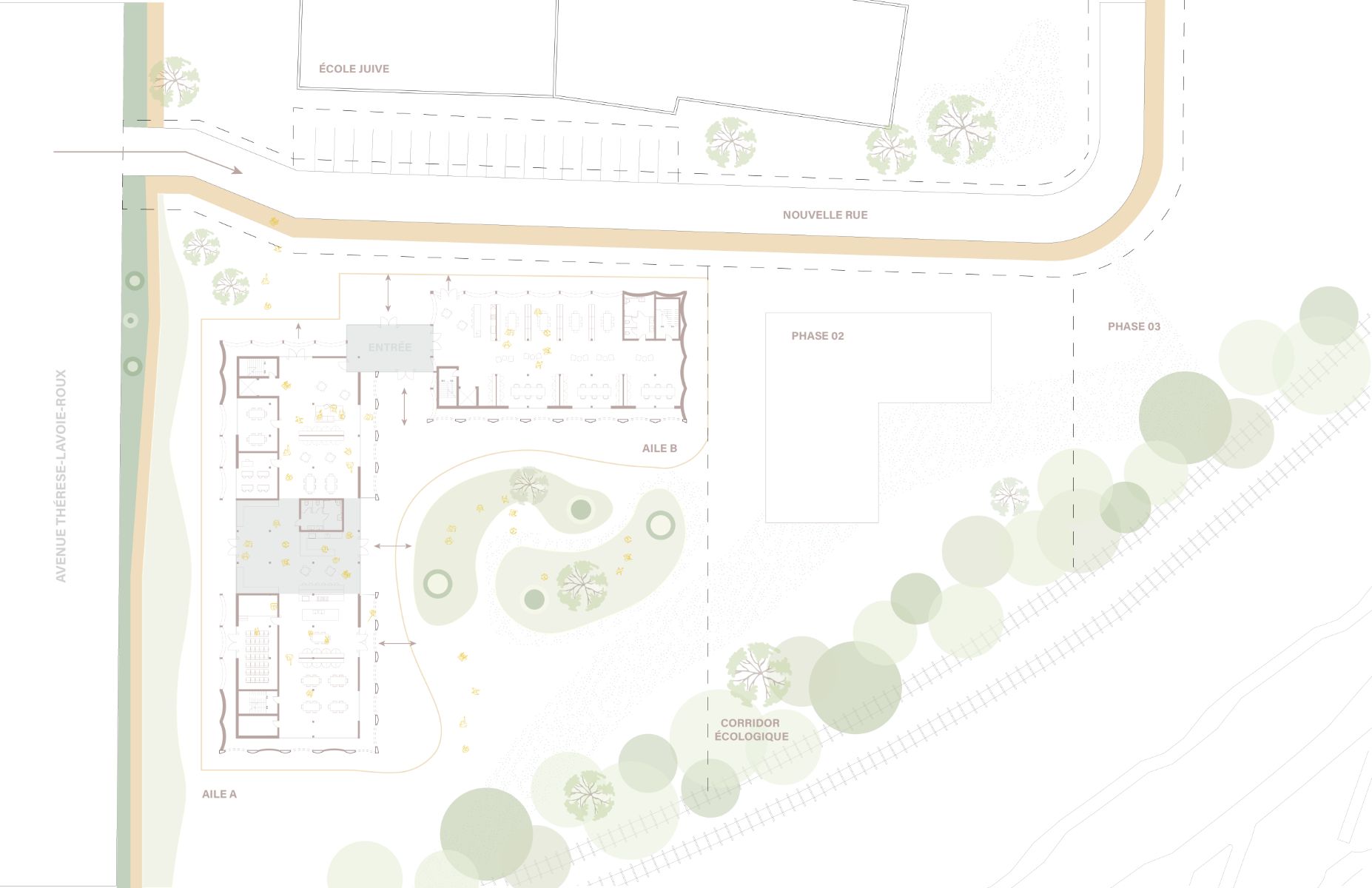 Plan d'implantation sur site