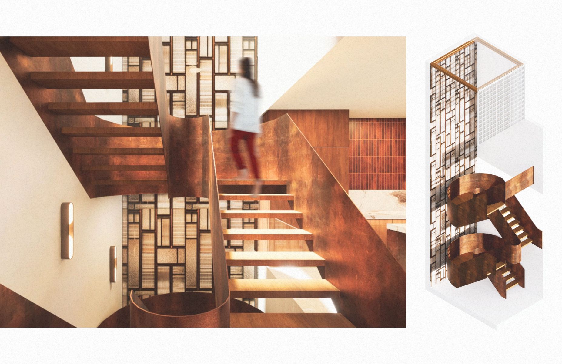 Escalier central