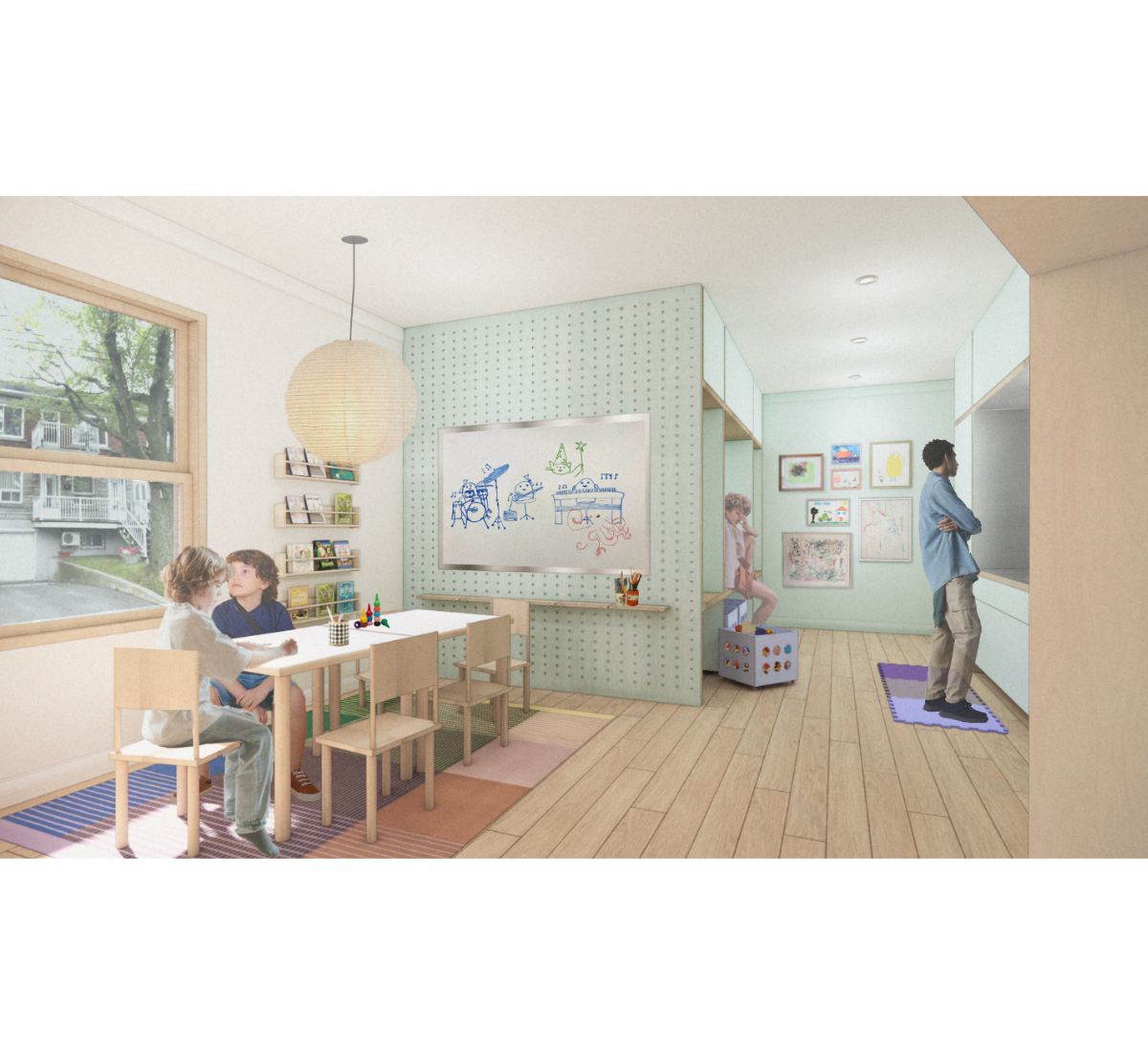 Espace multifonctionnel pour activit&eacute;s et rencontres familiales