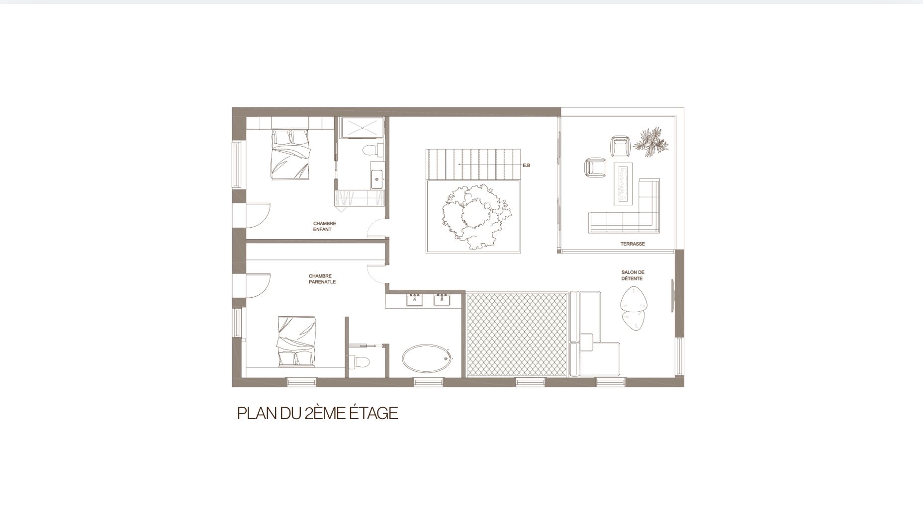 Plan du 2e &eacute;tage