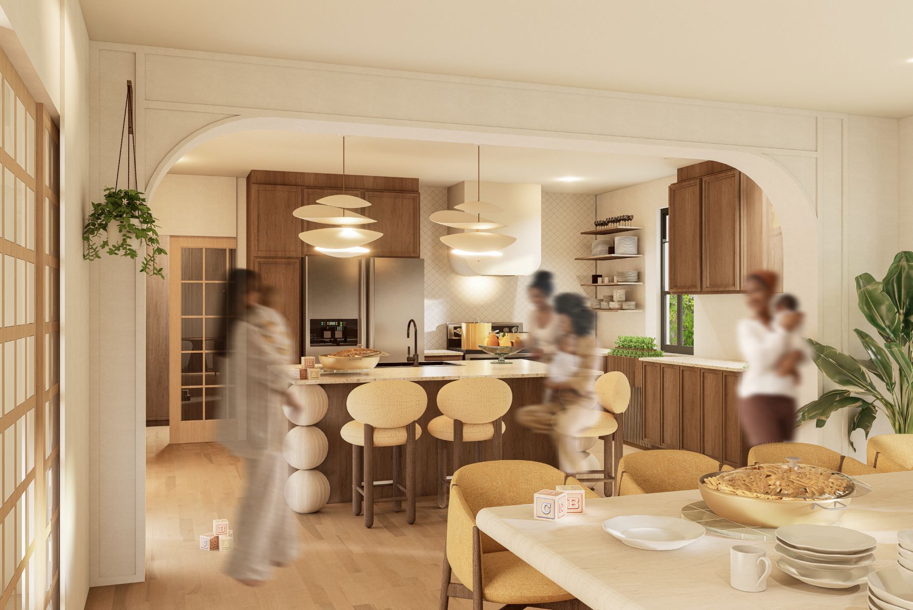 Cuisine et salle &agrave; manger